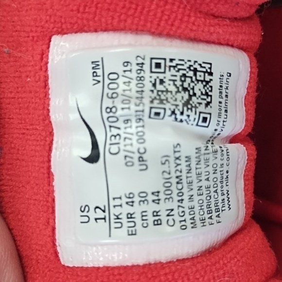 Nike Air Max 97 QS Olympic Rings Size-12 Men's .Red - CI3708-600 - Picture 7 of 8